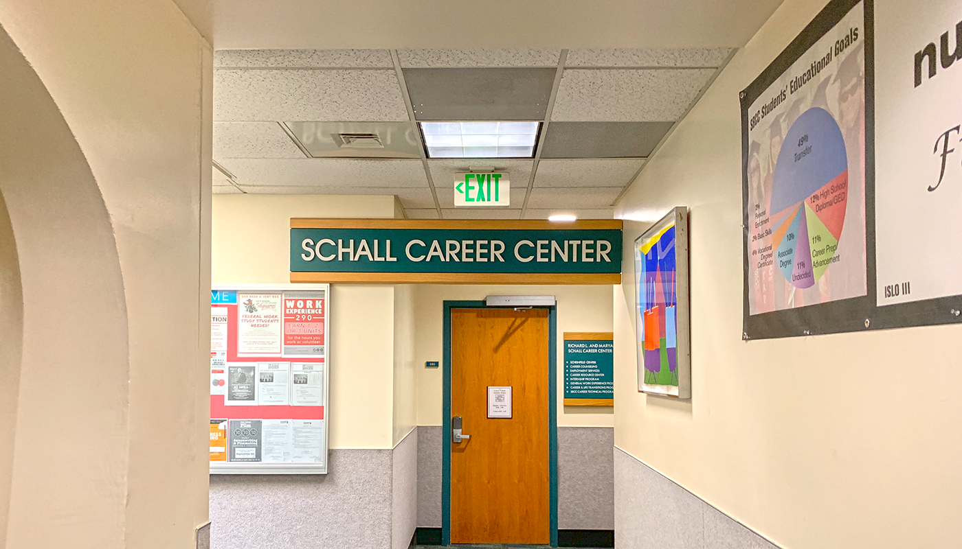 SBCC's career center.