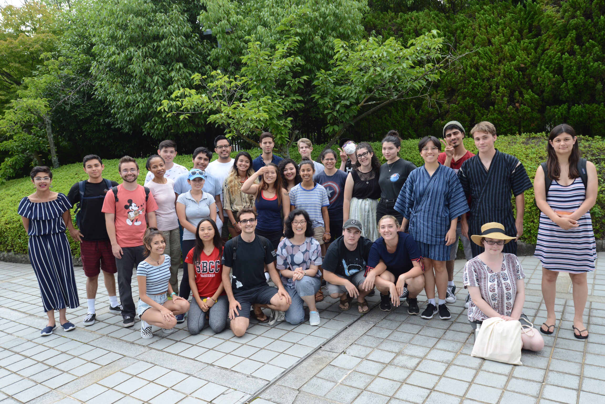 Japan study abroad group photo