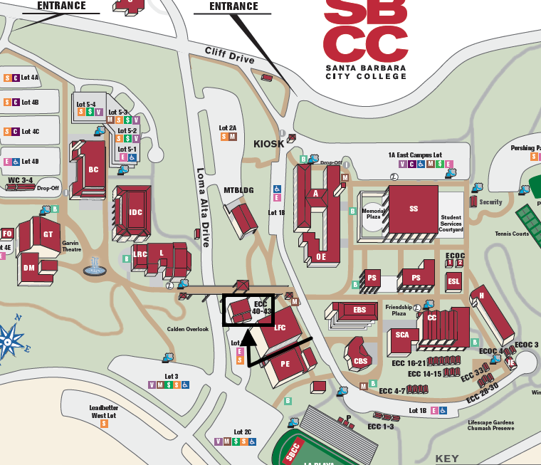 Map to Faculty Resource Center